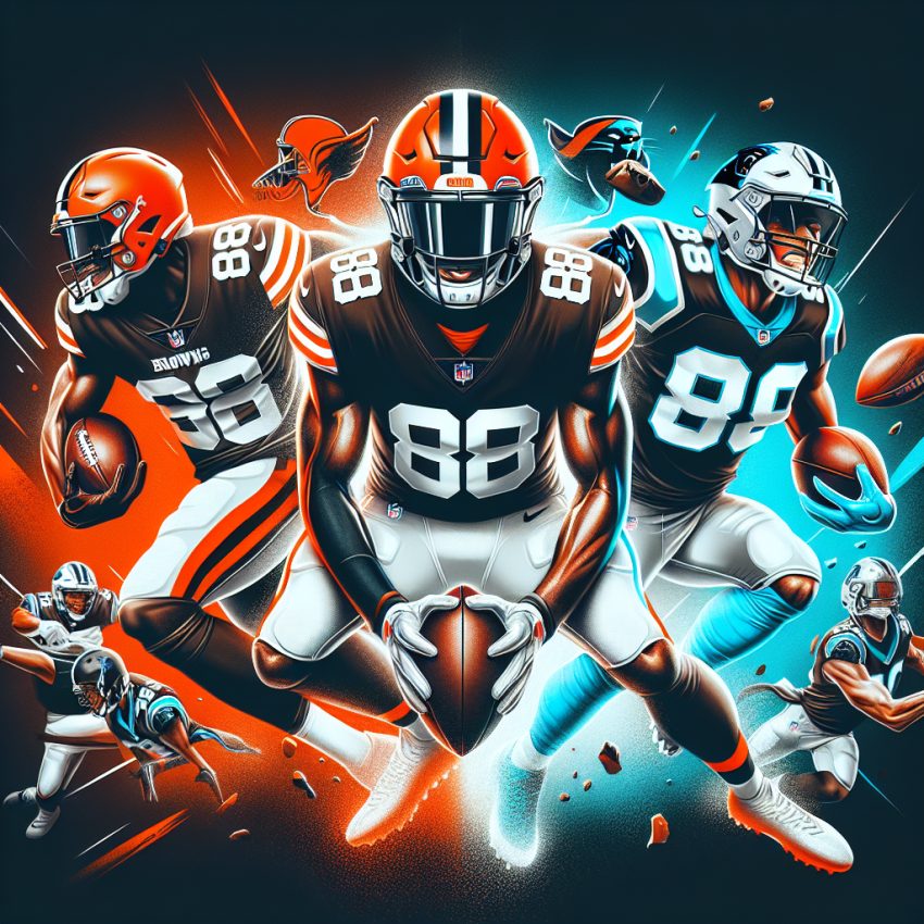 Explorando o Confronto Cleveland Browns vs Carolina Panthers: Estatísticas de Jogadores em Destaque